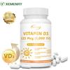 Vitamin D3 Capsules, 5000 IU, for Immune Health, Nutritional Supplement, Suitable for Both Men and Women.
