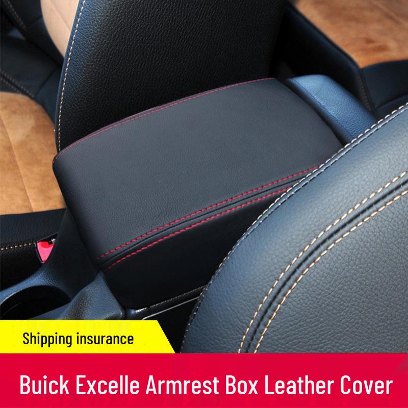 Leather Armrest Cover for 10-22 Buick Excelle Console