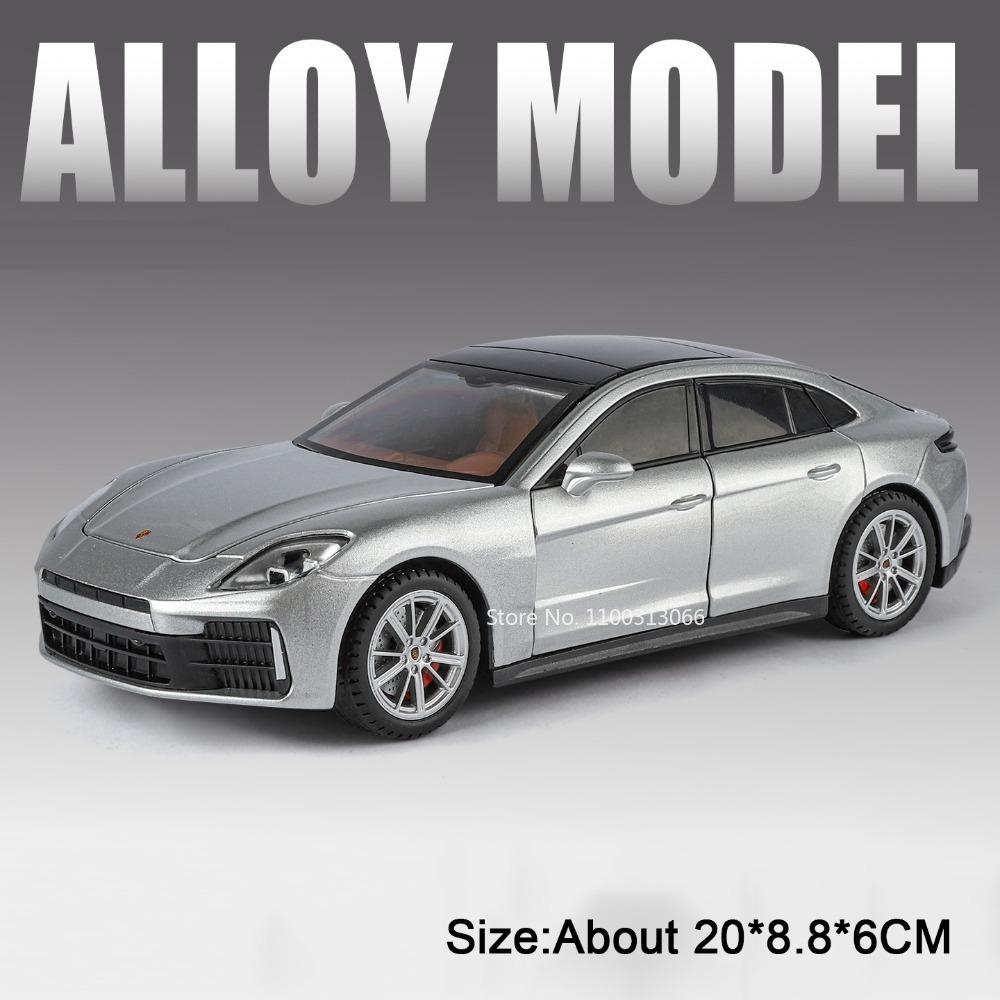 1:24 Scale Panamera ES 300h Metal Diecast Model Toys Cars Wheel Pull Back Miniature Car Toy Wheels Turned Vehicle Model Ornament
