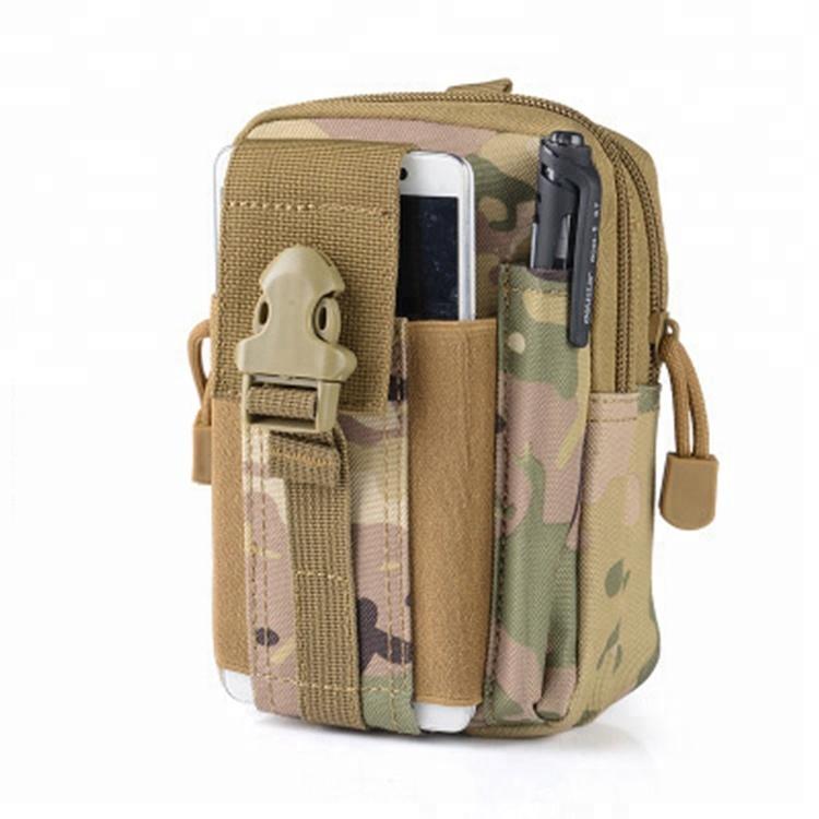 AYPPRO Tactical Camouflage Waist Bag Mobile Phone Saddlebag for Hiking Riding Camp Convenient Mobile Access