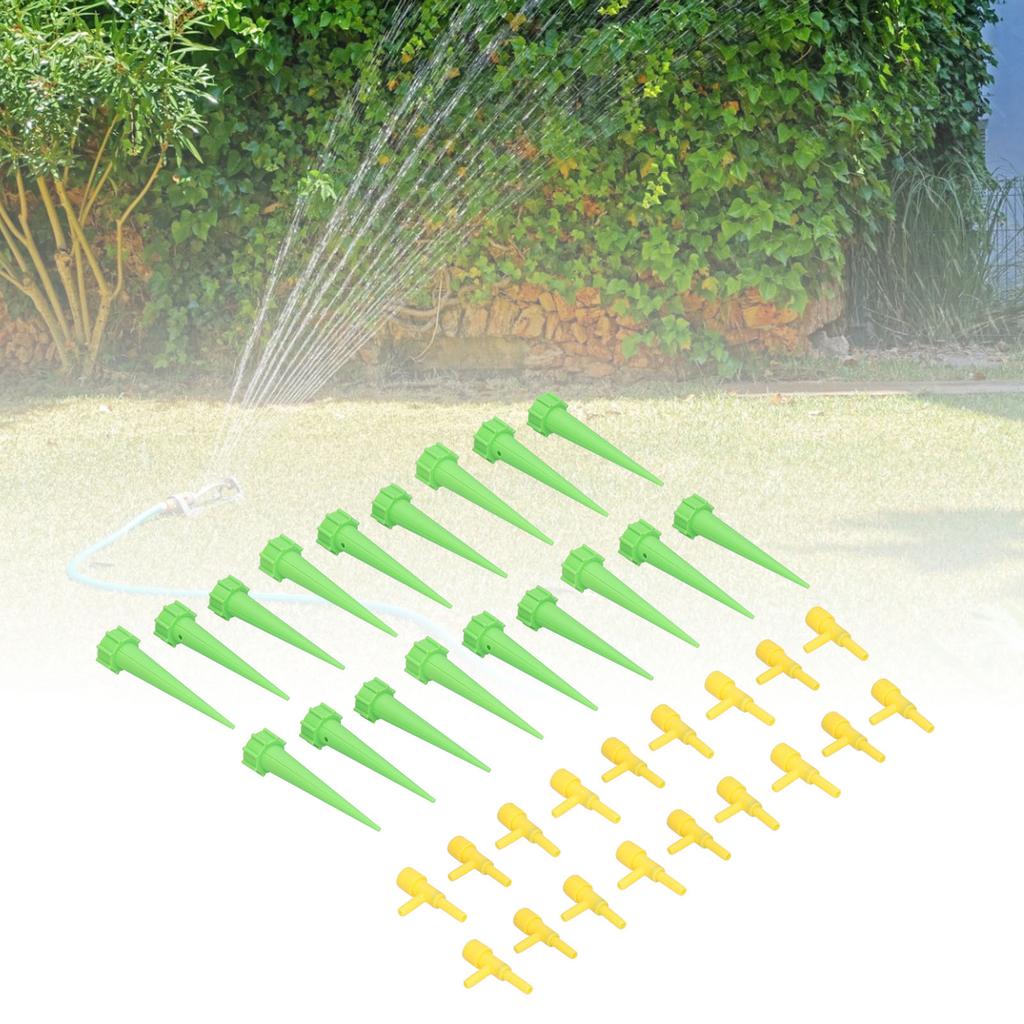 18PCS Self Watering Spikes Automatic Plant Watering Devices with Control Valve  