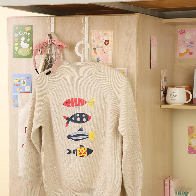 2563 Haczyk Długi Rząd na Drzwi Wieszak na Torbę Wieszak do Przechowywania w Akademiku Stojak do Zawieszania na Ścianie Przechowywanie Kapeluszy