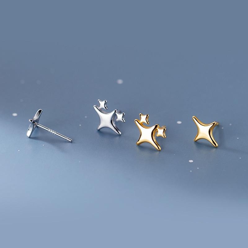 Real Color Adorable For Women Geometric Stud Earrings Sleek Minimalist Jewelry GirlsCute Stud
