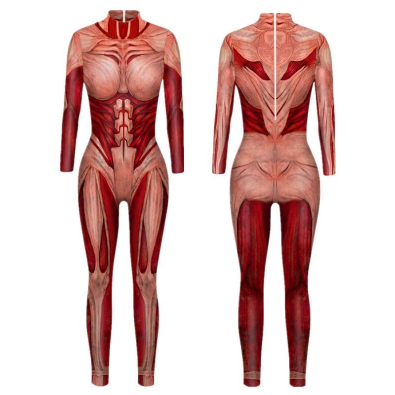 

Halloween, the new D three-dimensional digital printing adult children thin long sleeves cos even adult s