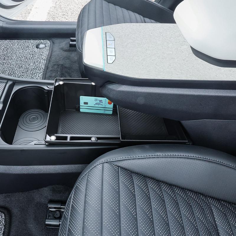 For Kia EV4 Double-Layer Center Console Organizer Car Tray Armrest Storage Box Car Accessories