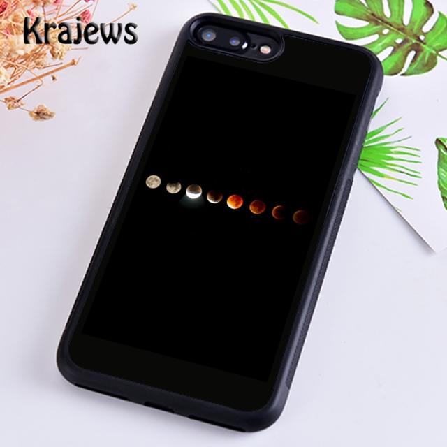 Krajews Moonlight Moon Phases Phone Case Cover For iPhone 16 15 SE2020 14 6 7 8 Plus 11 12 13 Pro Max Plus Coque Shell Fundas