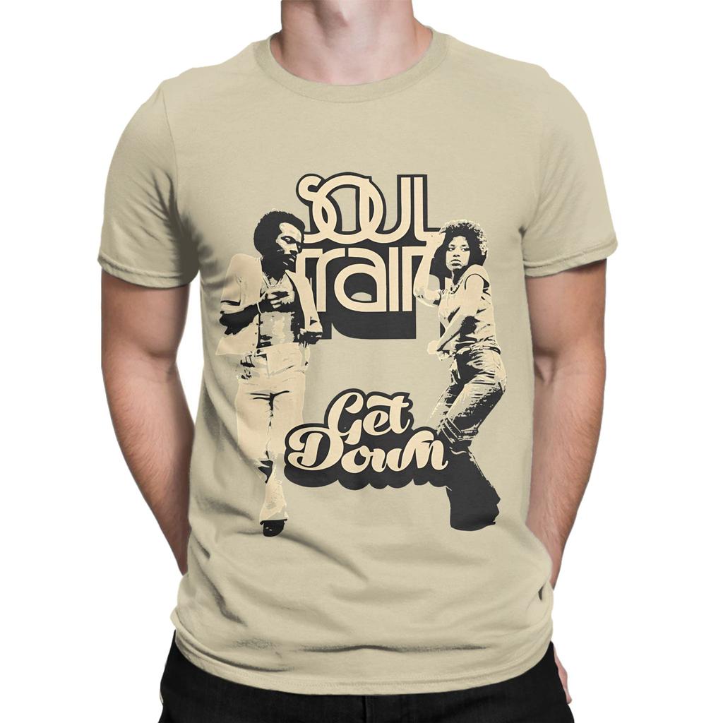 Soul Train Poster Funny Graphic 100 Cotton TShirt Soul Train Tees Tops For Unisex