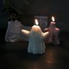 Roztomilý kreativní tvar duch Halloween vonná svíčka silikonové formy DIY hororová lebka čokoláda bonbony forma na pečení domácí dekorace