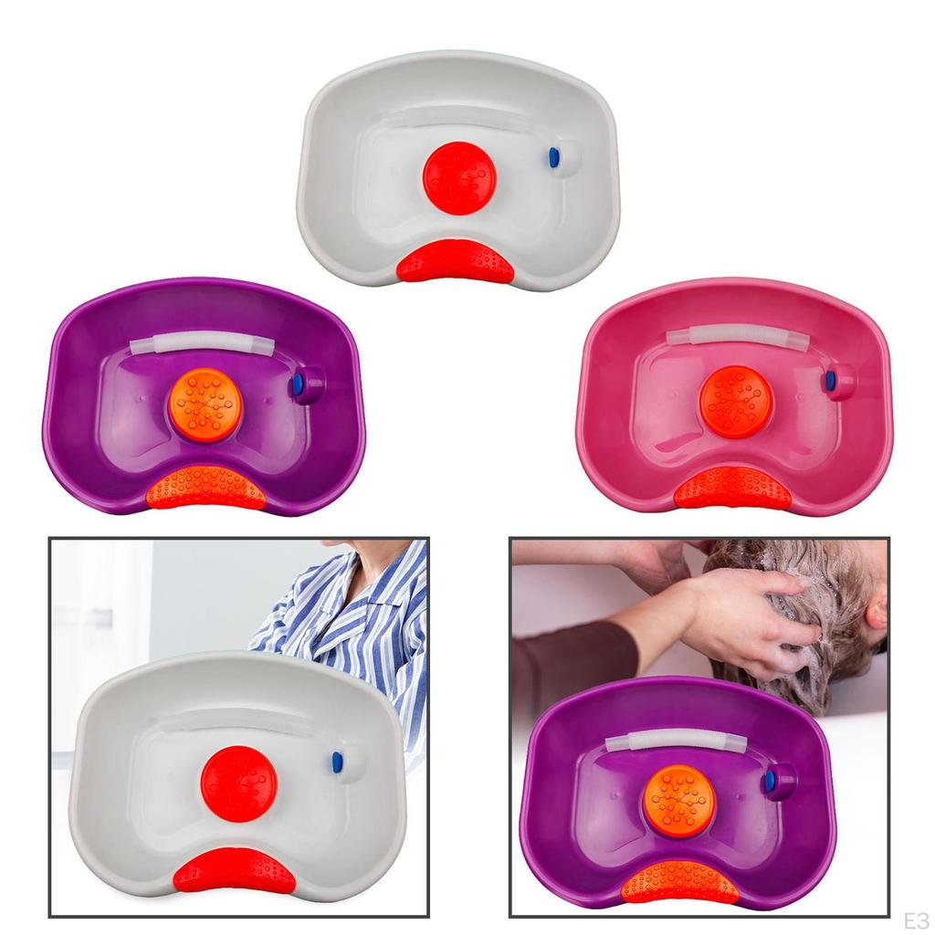 Umywalka do mycia włosów przy łóżku z przedłużonym wężem, łatwa w użyciu