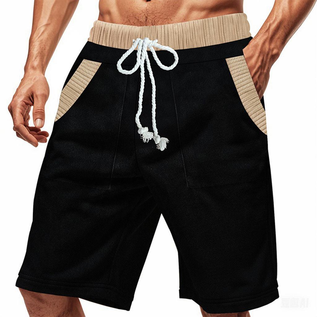 Men'S Fashionable Sports Pants Damaged Casual Shorts