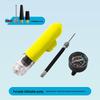 Dual-Purpose Inflator with Plastic Nozzle & Needle for Basketball, Football, Volleyball, Balloons, and Swim Rings
