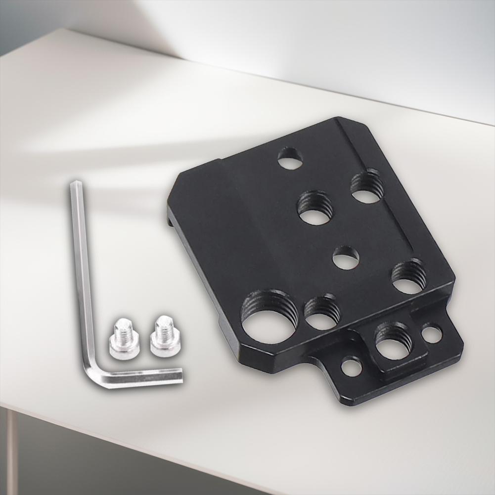Gimbal Mounting Plate with 1/4 3/8 Hole Cold Shoe Mount Camera Gimbal Bracket for DJI Ronin RS3/RS2/RSC2/SC/S Gimbal Mount Plate