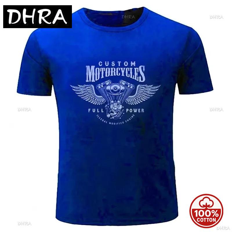 2026 Unisex Tee Motorcycles Engine Chopper Biker Bobber Motard Harleys Soft Tees Graphic Oversize Davidson Streetwear Casual Unisex