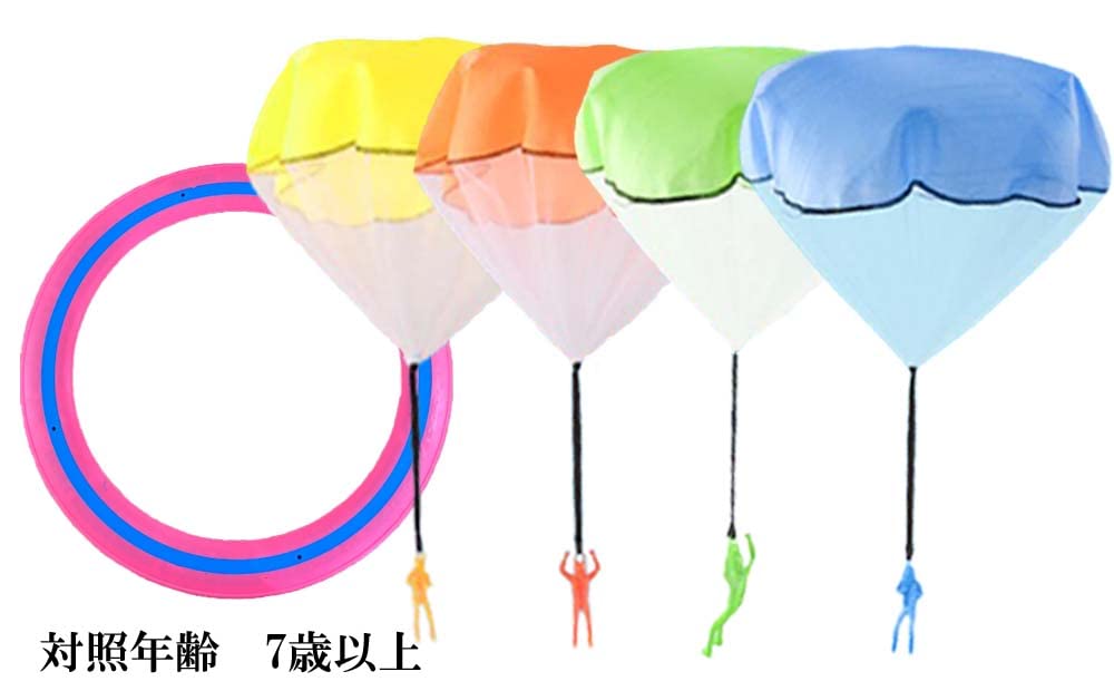 Fumemo Frisbee Mini Spadochron Zabawka Latająca Popularny Zestaw, Talerz, Spadochron w Kształcie Pączka, Latający Wysoko, Na Zewnątrz, Park, Dzieci, Dorośli, Zabawa,