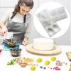 Silicone Baking Mold 6-Cavity Cupcake Molds Silicone Muffin Pan Reusable Non Stick Baking Supplies for Cookie Cake Dessert Food