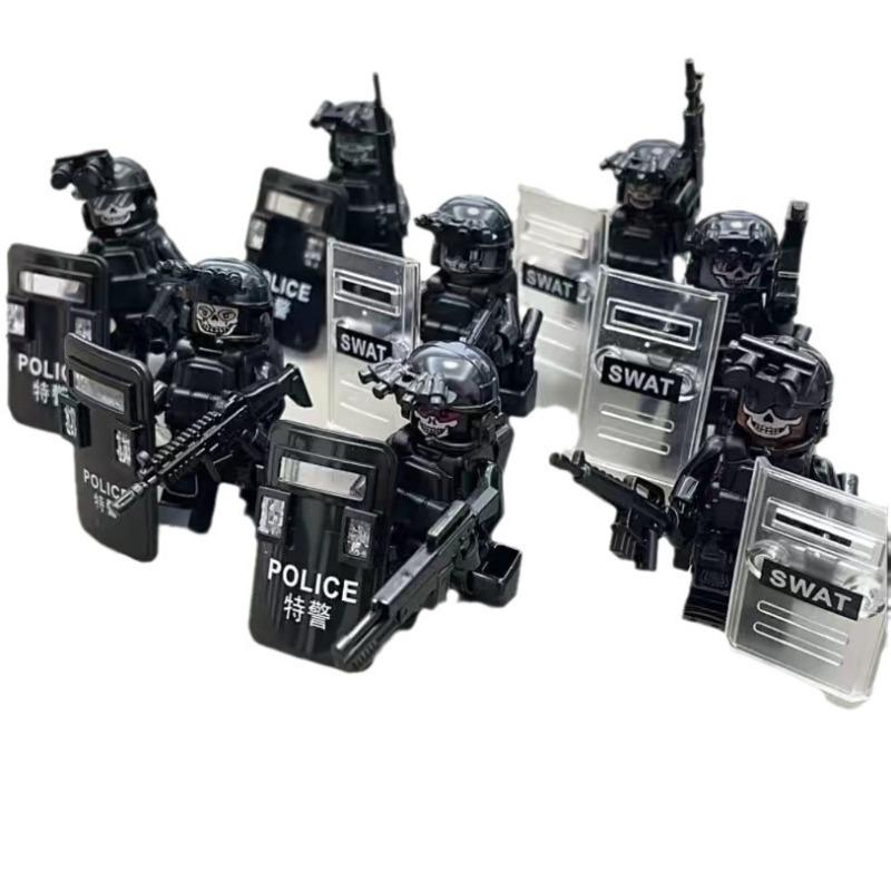 Favorite Toy Boys Building Block Military Minifigures Soldiers Special Forces Police Minifigures Children Puzzle Toy Puzzle