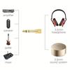 2-Pack 6.5mm To 3.5mm and 3.5mm To 6.5mm Audio Adapter Set 1/4-inch To 1/8-inch and 1/8-inch To 1/4-inch Suitable for Headphone