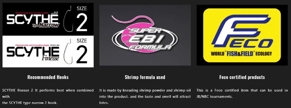 Jackall Soft Lure Spikix 2.5 Inch Shade Shrimp (4914)