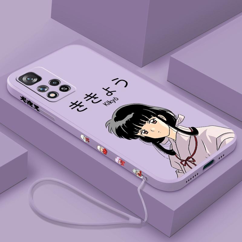 Inuyasha Anime Niedlich Für Xiaomi Redmi Note 12 11T 11S 11E 10S 10T 10 9S 9T 8 Pro Plus Lite Flüssig Links Seil Handyhülle