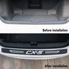 For Mazda CX5 CX-5 Badge 2016 2017 2018 2019 2020 2021 Car Door Sill Protective Plate Rear Trunk Bumper Guard Threshold Sticker