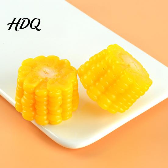 Realistic Kitchen Display 6Pcs Artificial Corn Slices Set Fake Props Decorative for Shelves Creative Vegetable Ornaments Farmhouse Home Decoration