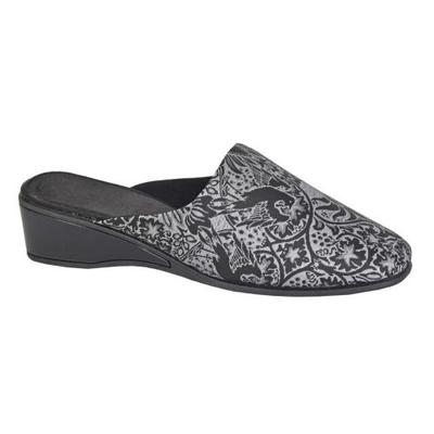 Womens/Ladies Priya Brocade Mule Slippers