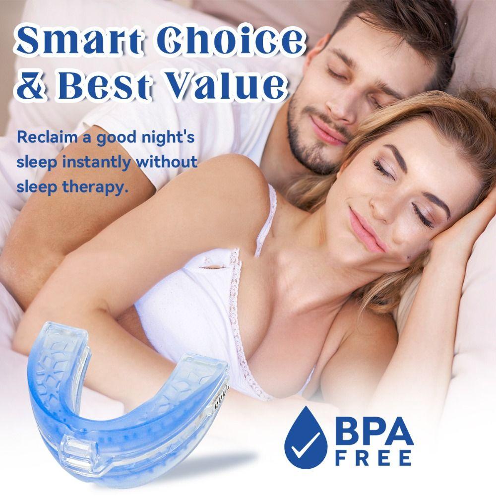 With Storage Box Anti Snoring Mouth Guard Comfortable Snoring Mouth Guard  Snoring Stopper