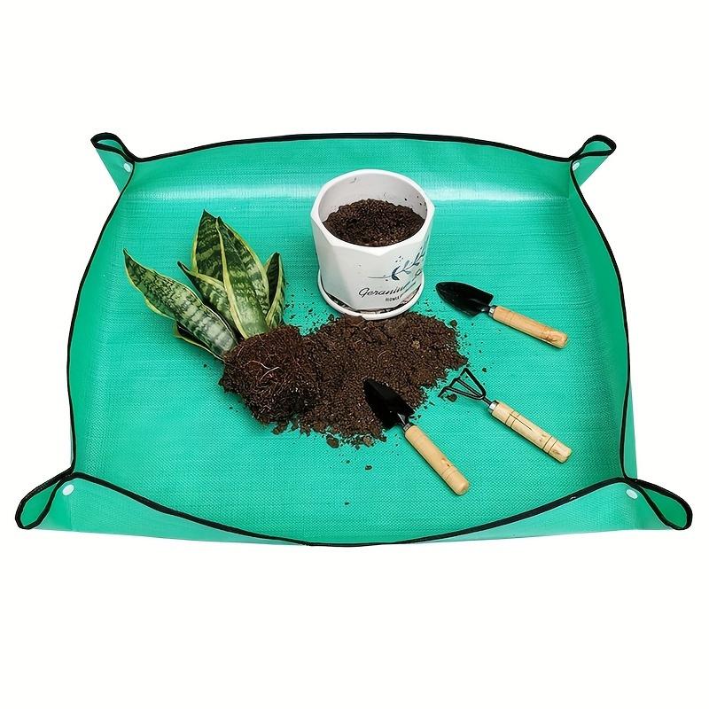 1pc Horticultural Flowerpot, Transplanting Mat, Square Small Mat, Indoor Operation, Organizing Flowerpot, Soil Changing Mat