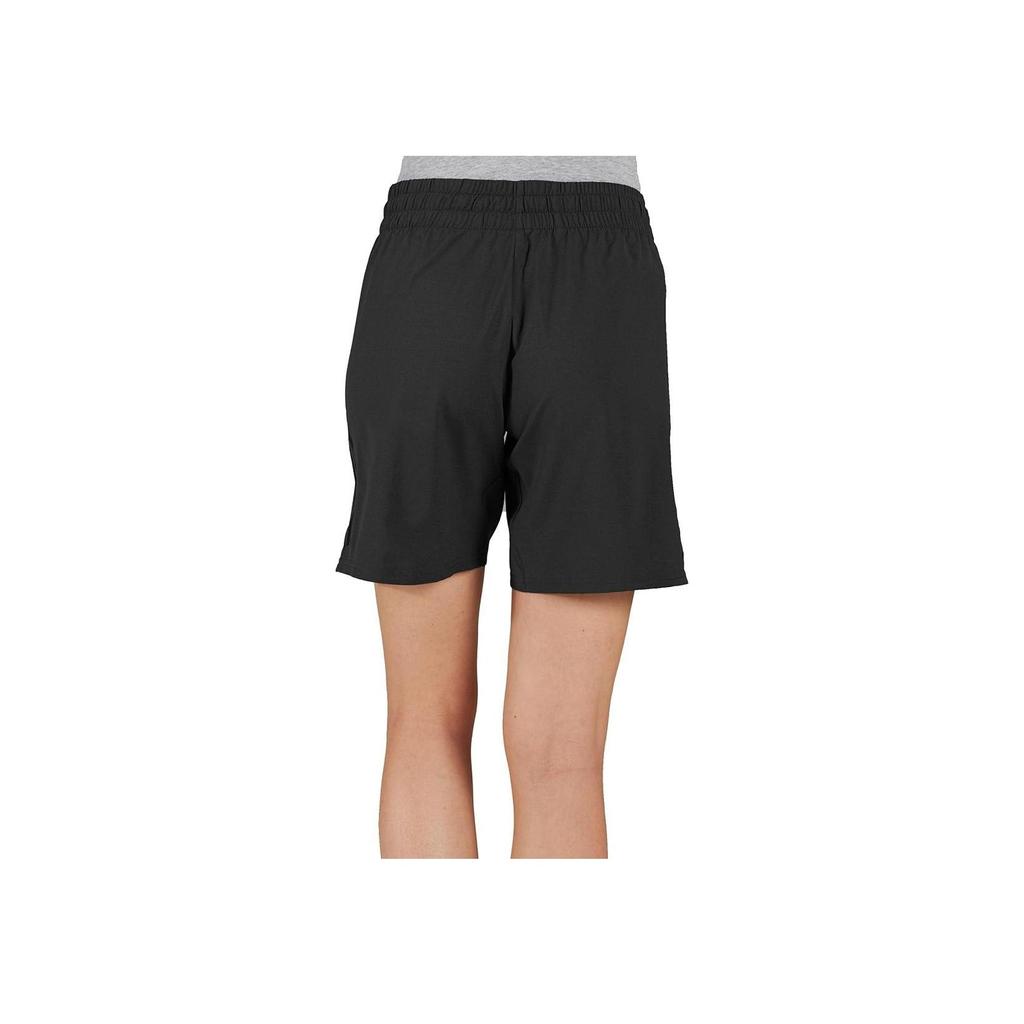 Adidas Lace-Up Comfortable Simple Solid Color Three-Quarter Casual Shorts Women Shorts Black AY7270