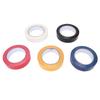5pcs Floor Marking Tapes Yellow Red Blue Black White 1 Inch Width Vinyl Floor Tapes for Outdoor Sports Field Social