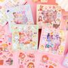 8Pcs Cartoon Sticker Set PET Waterproof Decals for Scrapbooking Laptop Water Bottle Gift Wrapping DIY Craft Kit for Teens Journal Lovers