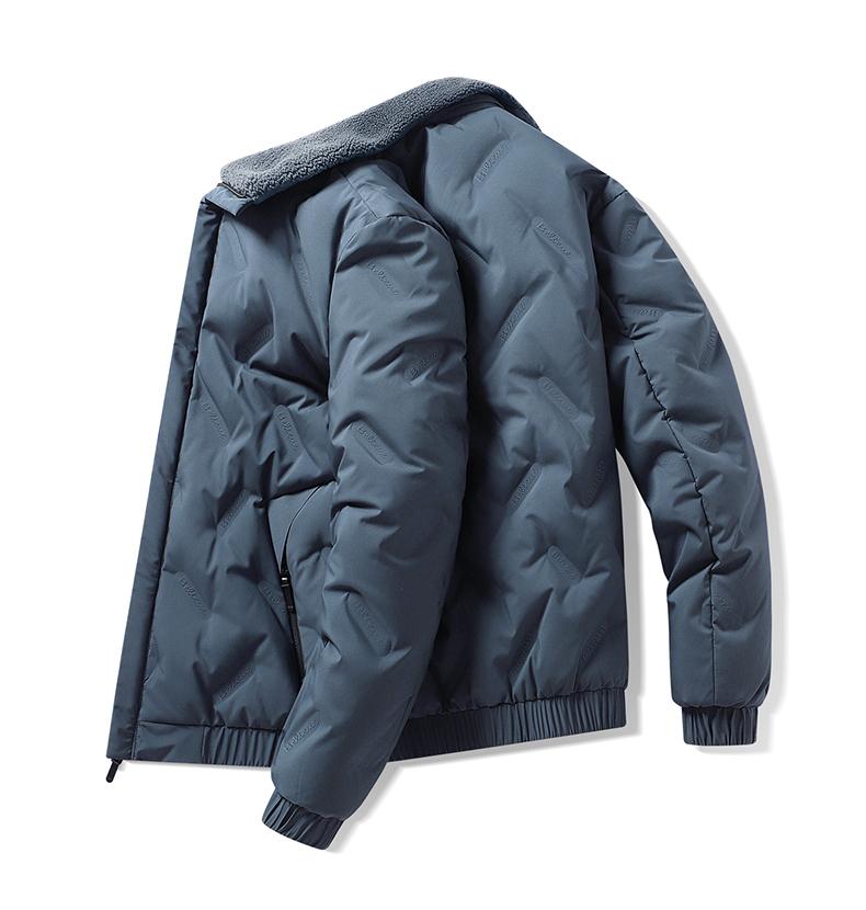 Autumn and Winter Stand Up Collar Down Jacket for Men, Versatile and Warm, Light and Thin, with A Lapel Down Jacket