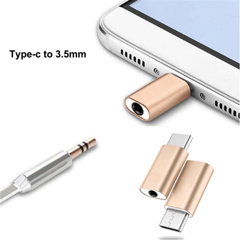 Type-C to 3.5MM Headphone Adapter Jack Port Audio Converter Cable Line