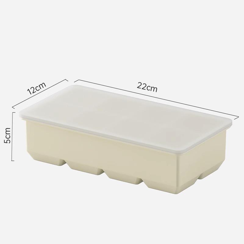 Bear Ice Mold Silicone 4 Grid Ice Tray Diy Home Kitchen Ice Cube Tray Frozen Coffee Milk Tea Ice Molds Cocktails Kitchen Tool