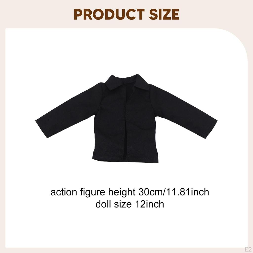1/6 Action Figure Clothes Deck Trendy Shirt Men Miniature Clothing Doll for 12" Male
