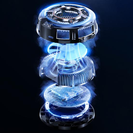 Tablet Kühler Geschwindigkeit Einstellbar Vergrößerte Kühlfläche Geräuscharm Kompakte Größe Halbleiter Telefon