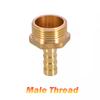 1pcs Brass 3/8" 1/2"BSP Male/Female Thread Fitting Barb Hose Tail End Connector Coupler 6/8/10/12/14/16/19/25mm