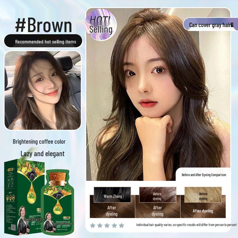 

Caiyunlai Avocado Bubble Hair Dye: Plant-Based Cream for Gray Coverage, Gentle on Hair, and Long-Lasting Color.