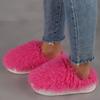 Women's Winter Plush Slip-On Slippers Warm Non-Slip Indoor House Shoes for Cold Weather Warm Slippers(Order A Size Up)