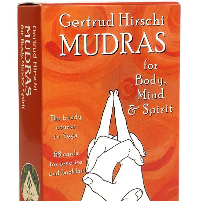 Mudras pour le corps, l'esprit et l'âme Le cours pratique sur le yoga avec 68 cartes pour la pratique Cartes de tarot Oracle