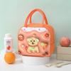 3D Cute Lunch Box Reusable Lunch Bags for Women Cute Lunchboxes Kawaii Animal Lunch Bag Cooler for Picnic Office Work Travel