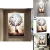 Modern Nordic Style Canvas Art With Deer And Tree Illustration For Living Room Decor
