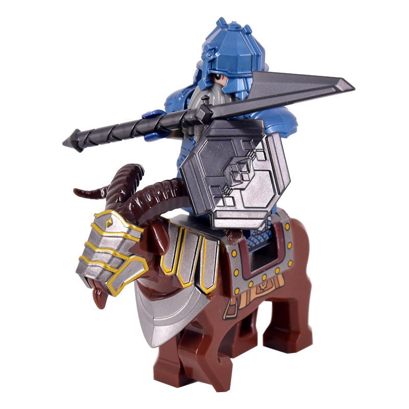 Das Wildschwein Ziegenmontur Tiere Filmmonster Zwergenkrieger Eisener Fuß Däne Anführer der Zwerge Bausteine Spielzeug Für Kinder