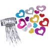 Neue Rote Herz Laser Pailletten Girlande PVC Liebesbrief Herz Schnur Girlande DIY Regen Vorhang Anhänger Hochzeit Party Dekorationen