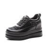 Zapatillas de Plataforma de Moda Primavera Verano para Mujer Zapatos de Malla Marca Zapatillas para Mujer que Aumentan la Altura 9cm Transpirables Cómodas Zapatos Casuales Negro Beige