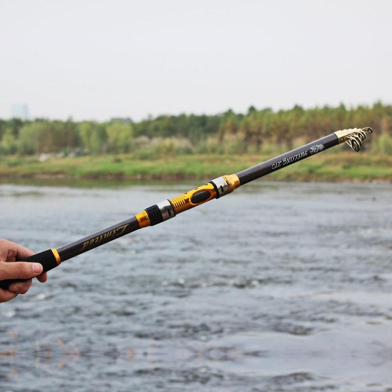 Wędka podróżna z włókna węglowego 99% Karp pstrągowy Przenośna wędka teleskopowa 2.1M2.4M2.7M3.0M3.6M