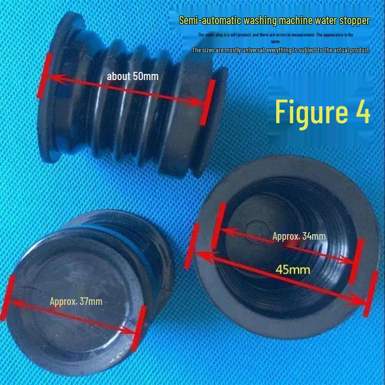 Universal Rubber Water Seal for Twin Tub Washing Machines Single Pack