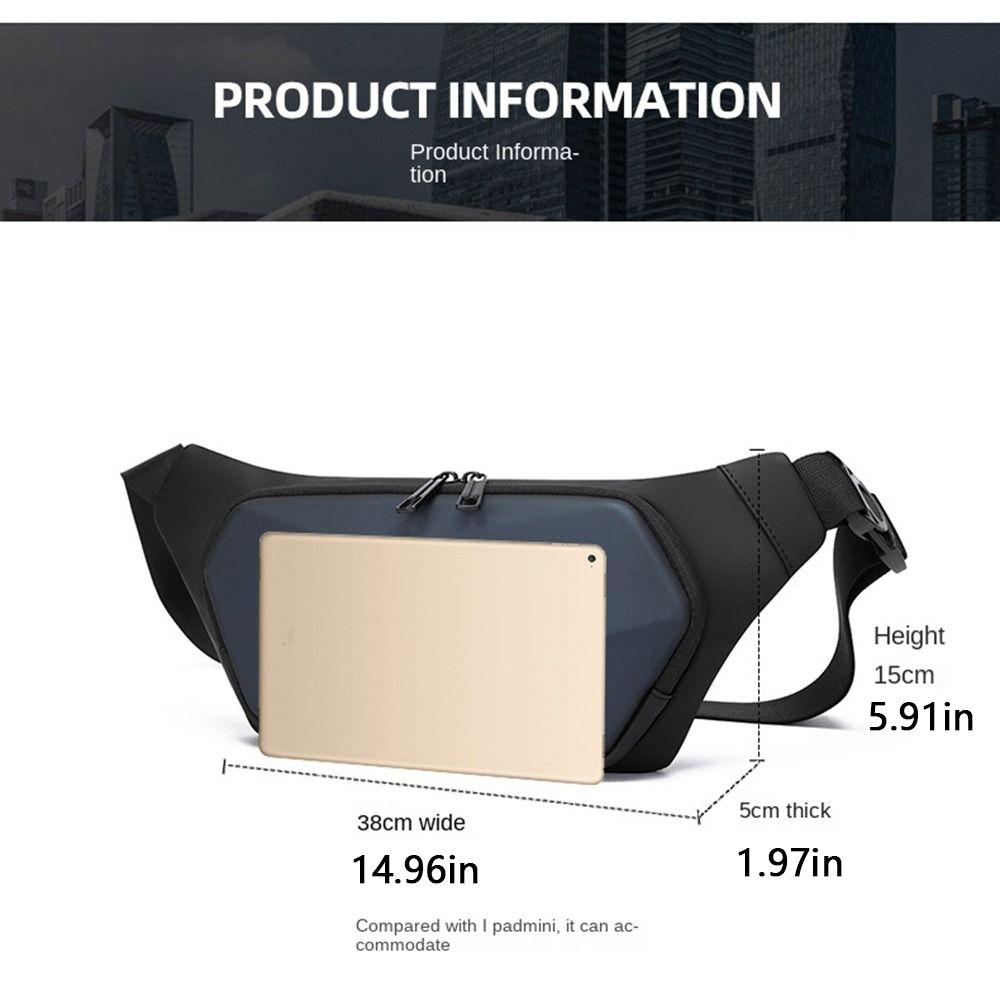 Oxford Cloth Sports Shoulder Bag Waterproof Crossbody Bag Fashion Tote Bag Daily Wear