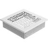 Vent Cover ABC 17x17 White
