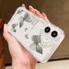 For iPhone 16 Pro 16E 15 Pro Max 14 13 12 11 Phone Case Diamond Frame Butterfly Print Clear Shockproof Soft Silicone Anti-Fall Bumper Cover